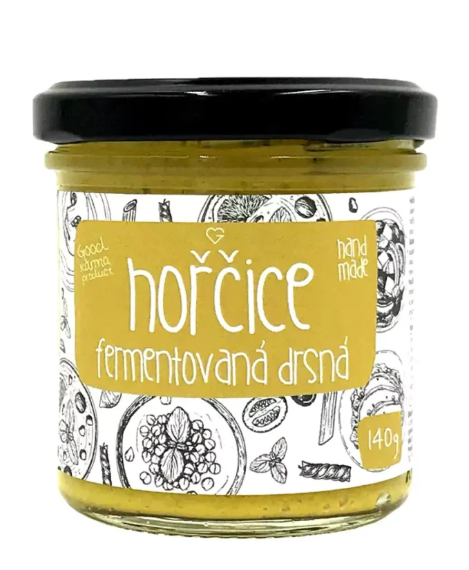 Hořčice fermentovaná - drsná 135 g