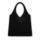 Knitted Bag Black - Pletená taška Černá 1 ks