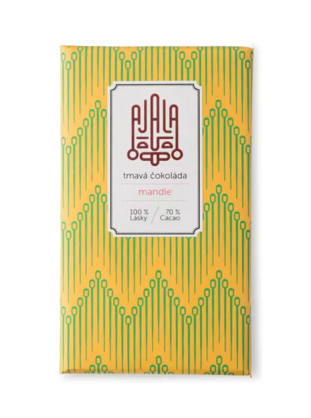 AJALA - Mandle 70% čokoláda BIO 45 g CZ