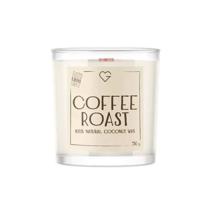 Svíčka s dřevěným praskajícím knotem – Coffee Roast 50 g CZ