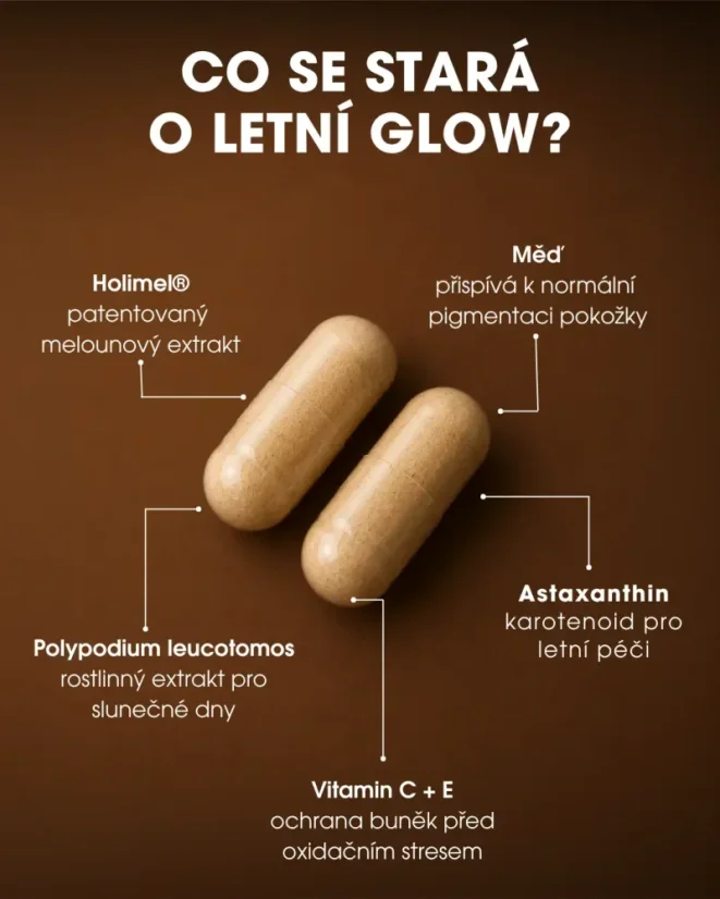 CZ Sun Vitamins s Holimel®, mědí, vitaminy C a E a astaxanthinem