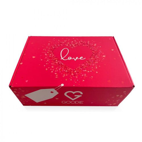 Valentýnská dárková krabice a přání GOODIE