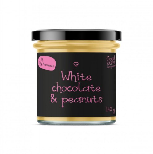 White chocolate & Peanuts by Lily Marvanová 140 g