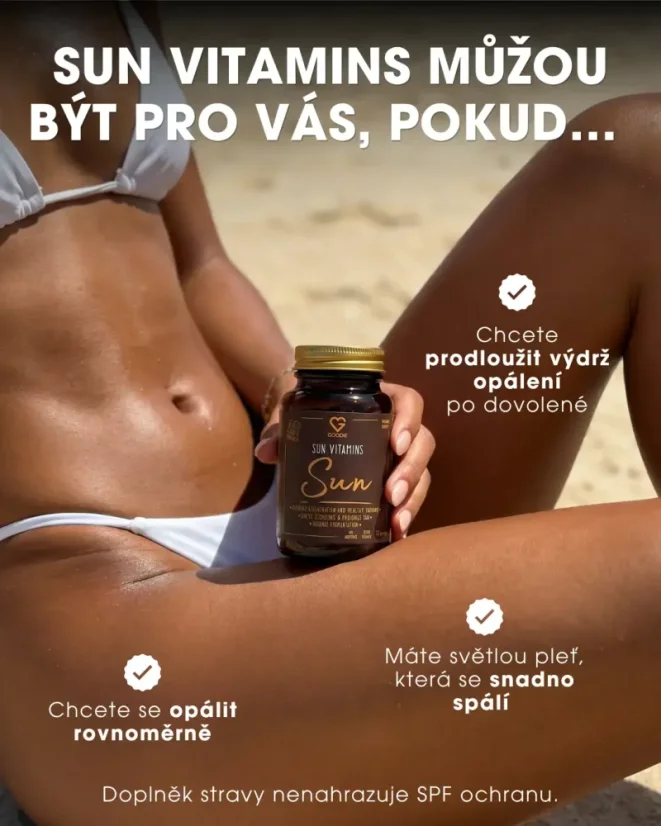 CZ Sun Vitamins pro podporu opálení a letní péče o pokožku