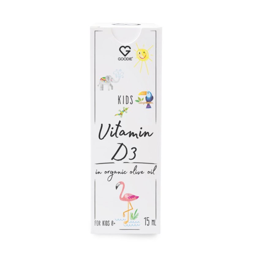 Dětský vitamin D3 400 IU v BIO Extra panenském olivovém oleji 15 ml CZ