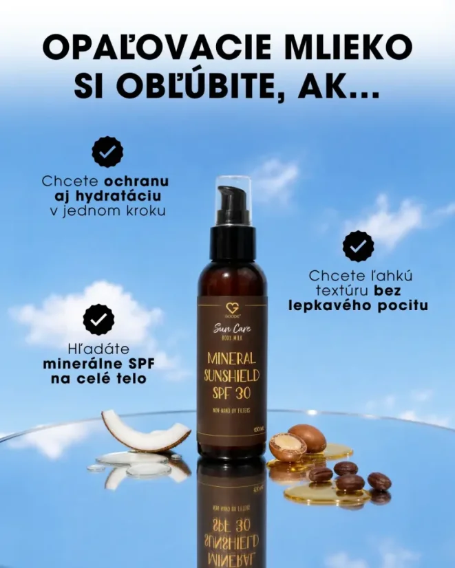 Minerální opalovací mléko SPF 30 - 150 ml