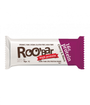 Roobar - Baton proteinowy - Wiśnie i maca BIO 60 g PL