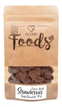 Lyofilizované jahody v hořké čokoládě 80 g