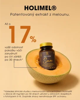 CZ Sun Vitamins s patentovaným extraktem Holimel® z melounu