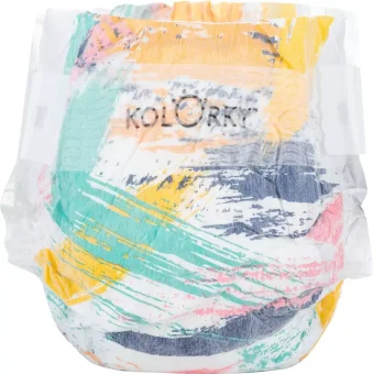 Kolorky DAY - Dětské pleny - Brushes - velikost L 8-13 kg (19 ks) CZ
