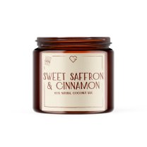 Svíčka s bavlněný knotem - Sweet Saffron & Cinnamon 80 g