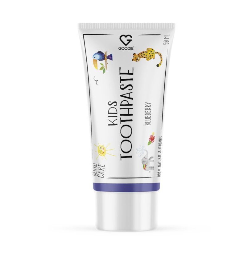 Detská zubná pasta Čučoriedka - Kids Toothpaste Blueberry 50 ml SK