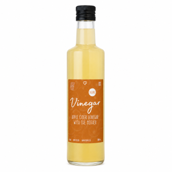 Almaecet - organikus, RAW, szűretlen, anyakultúrával 500 ml