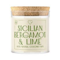 Sviečka s dreveným praskajúcím knôtom - Sicilian Bergamot & Lime 280 g