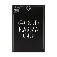 Good Karma Travel Cup - Cestovný termohrnček  - ČIERNY - 360 ml SK