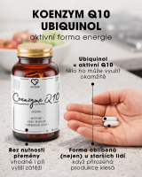 Koenzym Q10 – Aktívna forma Ubiquinol – 60 kapsúl SK