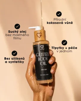 Csillámos száraz olaj Coconut Glitter & Glow 100 ml