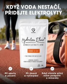 Elektrolyty nápoj - Hydration Elixir® - Pomeranč & Sůl 300 g