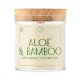 Gyertya ropogó fa kanóccal - Aloe & Bamboo 280 g HU