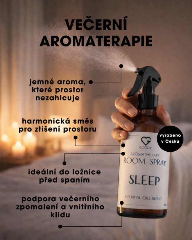 Aromatherapy Room Spray – Aromaterapeutický izbový sprej – Sleep 200 ml SK