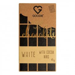 ČOKOLÁDA - Bílá s kakaovými nibsy