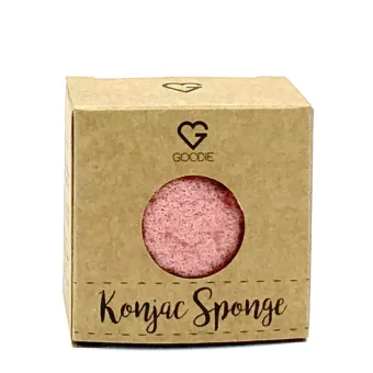 Konjac szivacs - Rózsaszín agyag HU