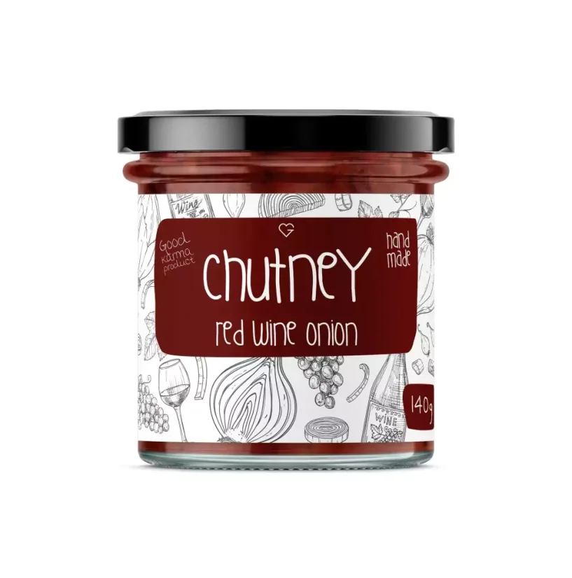 Cibulové chutney s červeným vínem 140 g SK