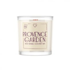 Svíčka s dřevěným praskajícím knotem - Provence Garden 50 g