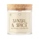 Gyertya ropogó fa kanóccal – Santal & Spice 280 g HU