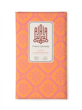 AJALA - Květy a pomeranče 70% čokoláda 45 g