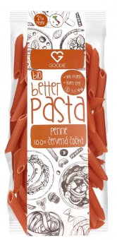 Těstoviny proteinové - 100% Červená čočka - Penne BIO 250 g CZ
