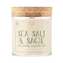 Sviečka s dreveným praskajúcim knôtom – Sea Salt & Sage 280 g SK