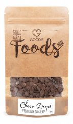 Choco Drops - tmavá hořká čokoláda vegan 150 g
