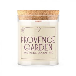 Svíčka s dřevěným praskajícím knotem - Provence Garden 160 g