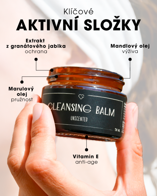 Odličovací balzám - Cleansing Balm - Unscented 10 ml SK