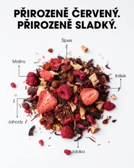 Owocowa herbata dla dzieci - Czerwone owoce - 50 g