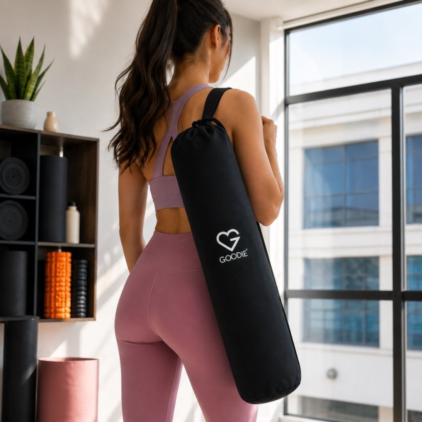 Yoga Mat Bag - Black - Torba na matę do jogi – czarna