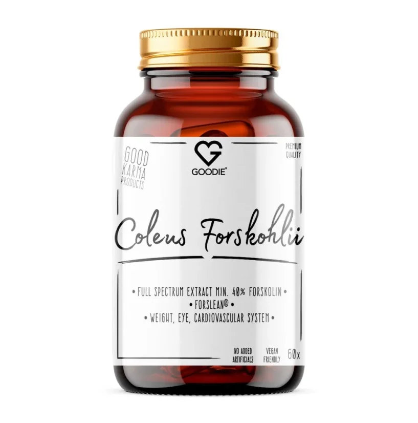 Coleus Forskohlii - prémiový extrakt Forslean® - kapsle 60 ks