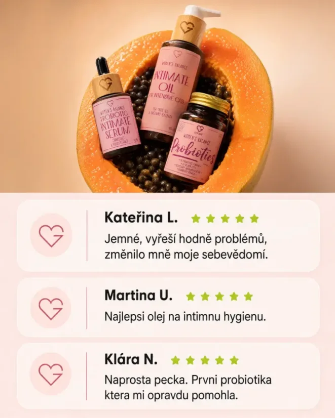 Set pro intimní péči Balance CZ