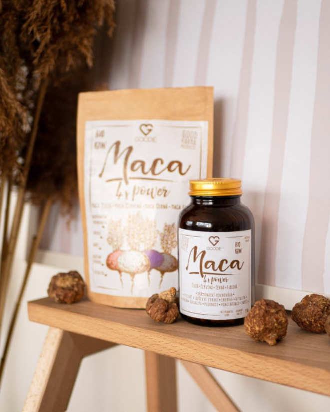 Maca KAPSULY 4x Power BIO 150 ks SK