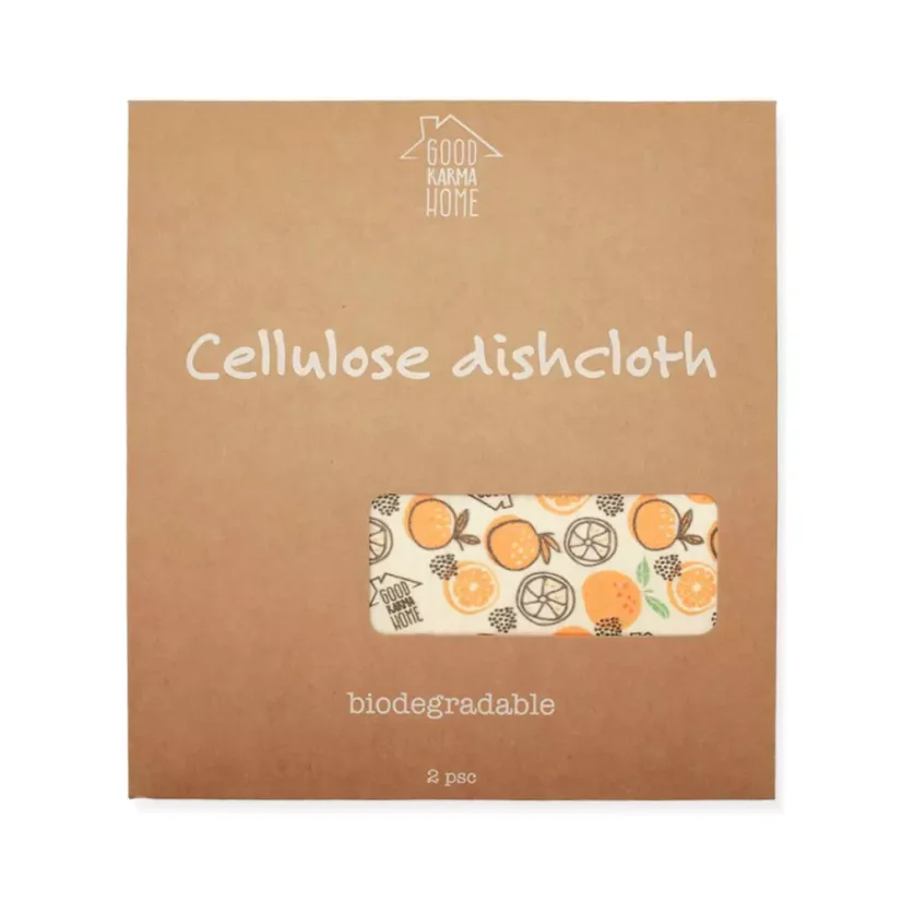 Cellulose dishcloth 2 pcs - Utěrky z celulózy 2ks SK