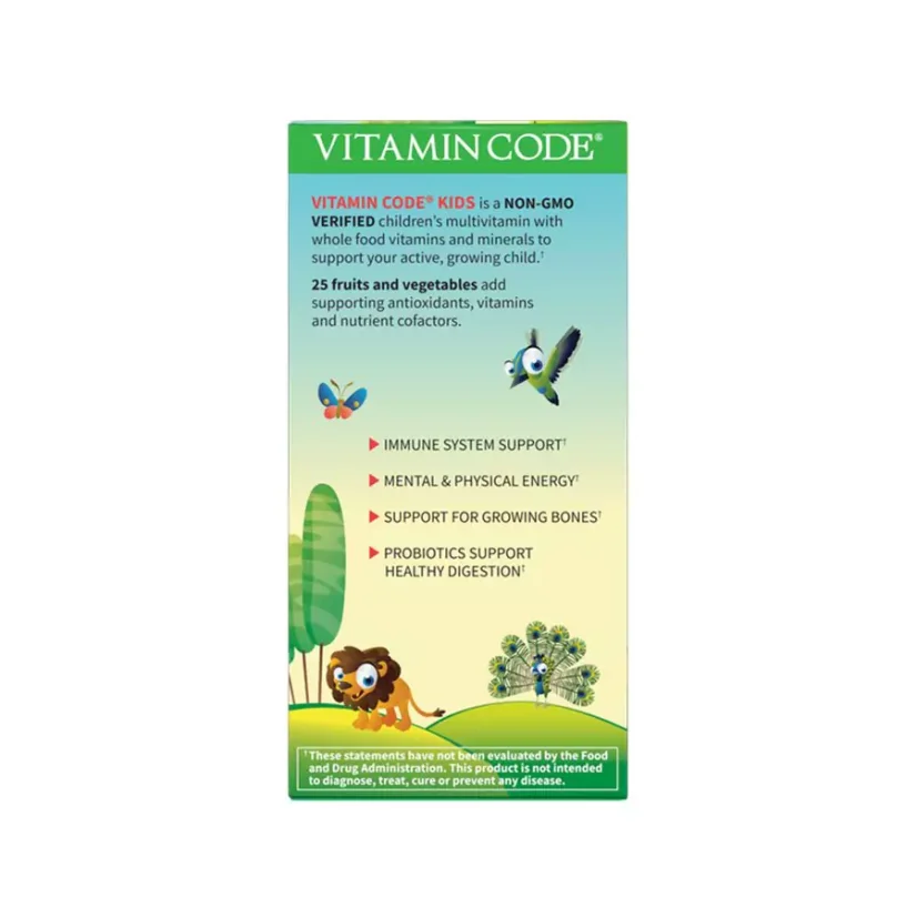 VITAMIN CODE - Kids - Dětský multivitamín 60 ks CZ
