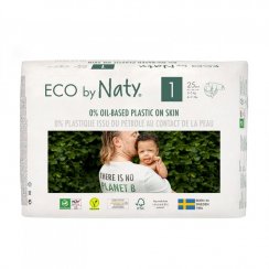 Eco by Naty Baby Diapers Single Pack Size 1 dětské pleny od 2 do 5 kg