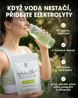 CZ Elektrolytový nápoj Hydration Elixir – přidejte, když voda nestačí