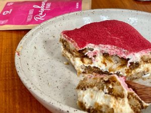 Pink tiramisu