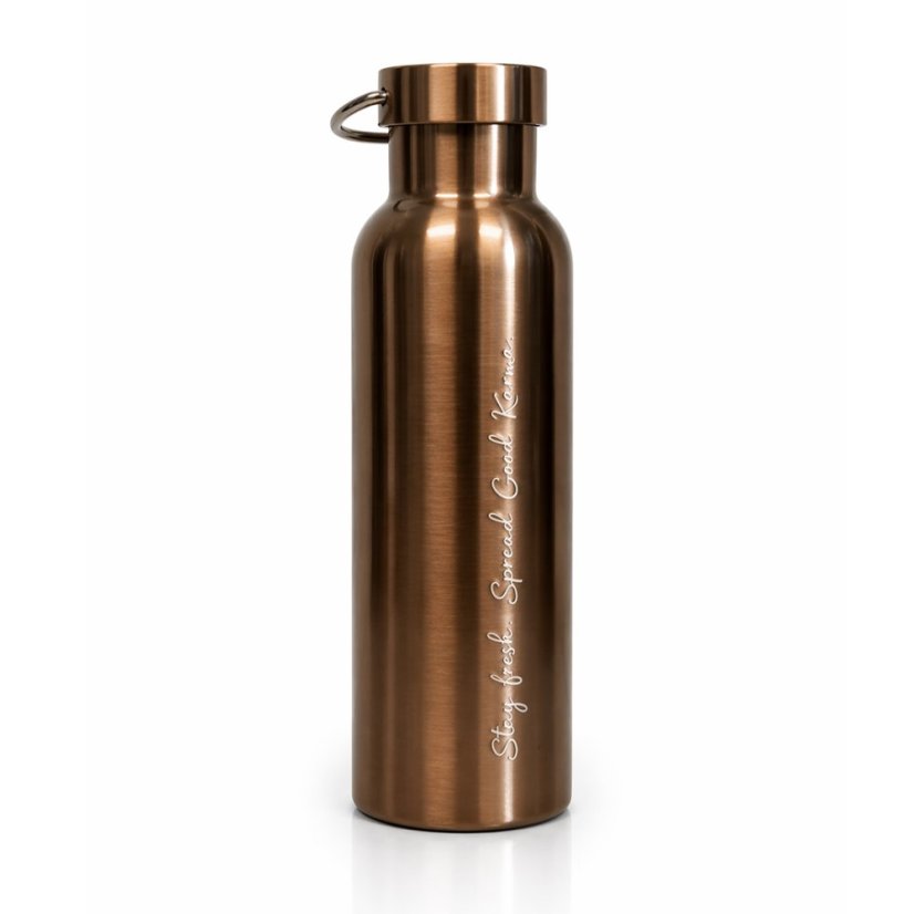 Stylowa butelka na wodę GOODIE – Miedziana - 750 ml