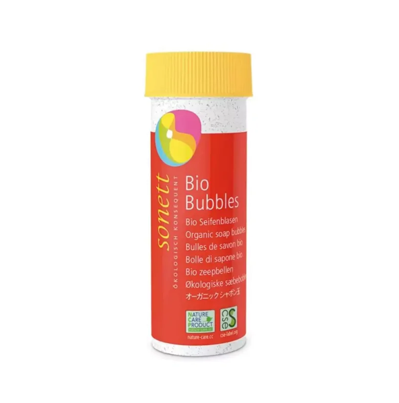 Sonett - Bio bublifuk pro děti - ORGANIC SOAP BUBBLES 45 ml CZ