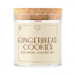 Svíčka s dřevěným praskajícím knotem - Gingerbread Cookies 280 g