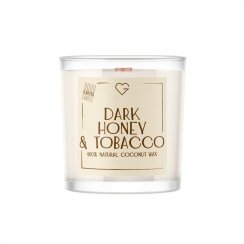 Świeca z drewnianym trzaskającym knotem - Dark Honey & Tobacco 50 g
