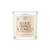 Svíčka s praskajícím dřevěným knotem - Bloody Orange & Pomelo 50 g CZ